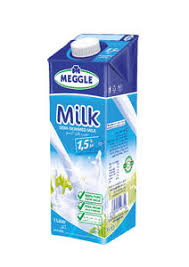 Lait Meggle semi skimmed - 1l